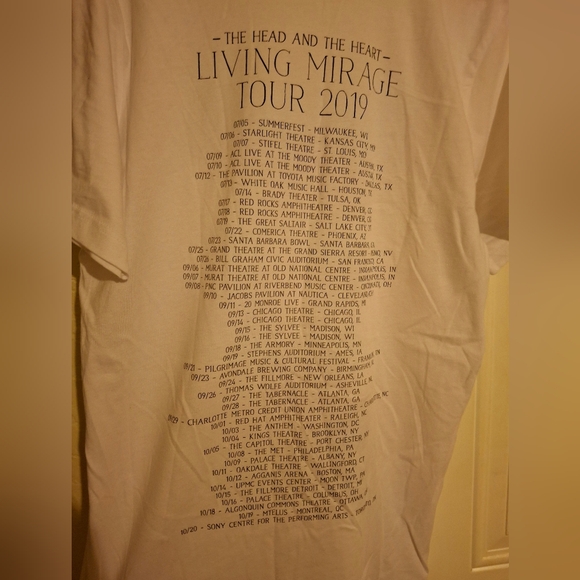 The Head and the Heart t-shirt - Picture 4 of 6